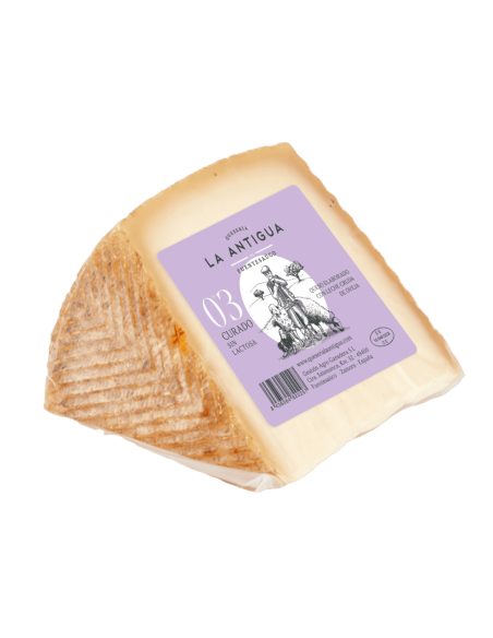 Queso de oveja curado sin lactosa