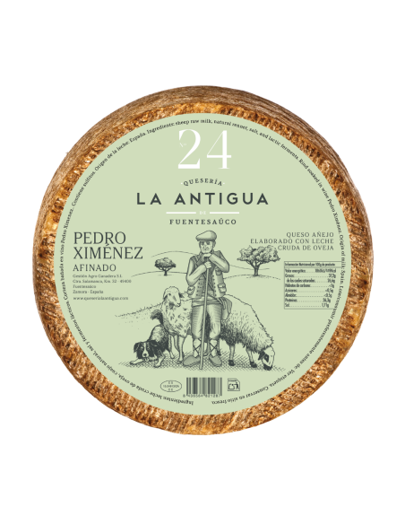 Queso de oveja añejo al PX Pedro Ximenez