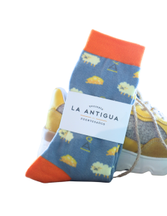 Calcetines divertidos de queso 2