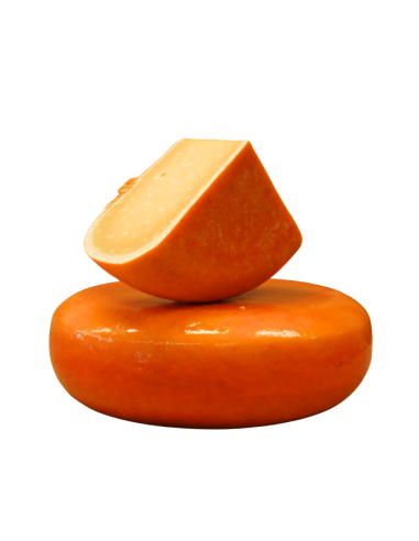 Gouda Fermier DOP. Quesoteca Cuevas, centro de afinado. Queso de vaca. Queso holandés