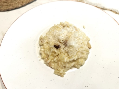 Risotto de Setas con Queso Vellón Añejo