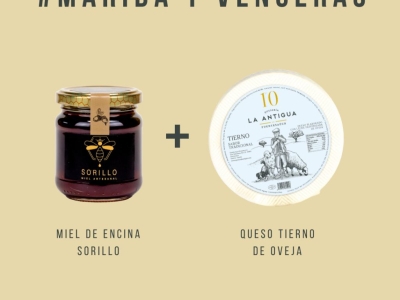 Marida y vencerás: queso tierno y miel de encina, un bocado que nunca falla